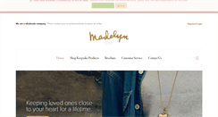 Desktop Screenshot of madelynpendants.com